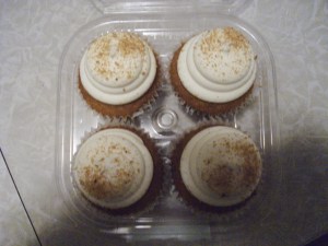 Cupcakes for everybody (except for kitties, who get treat.)