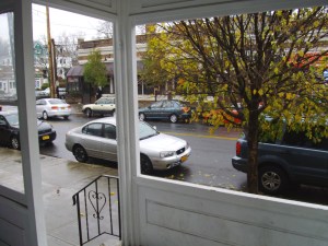 View from my front door yesterday -gorgeous gray weather is like catnip for me.