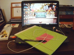 The legal pad stage has begun...