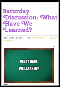 BURwhathavewelearned